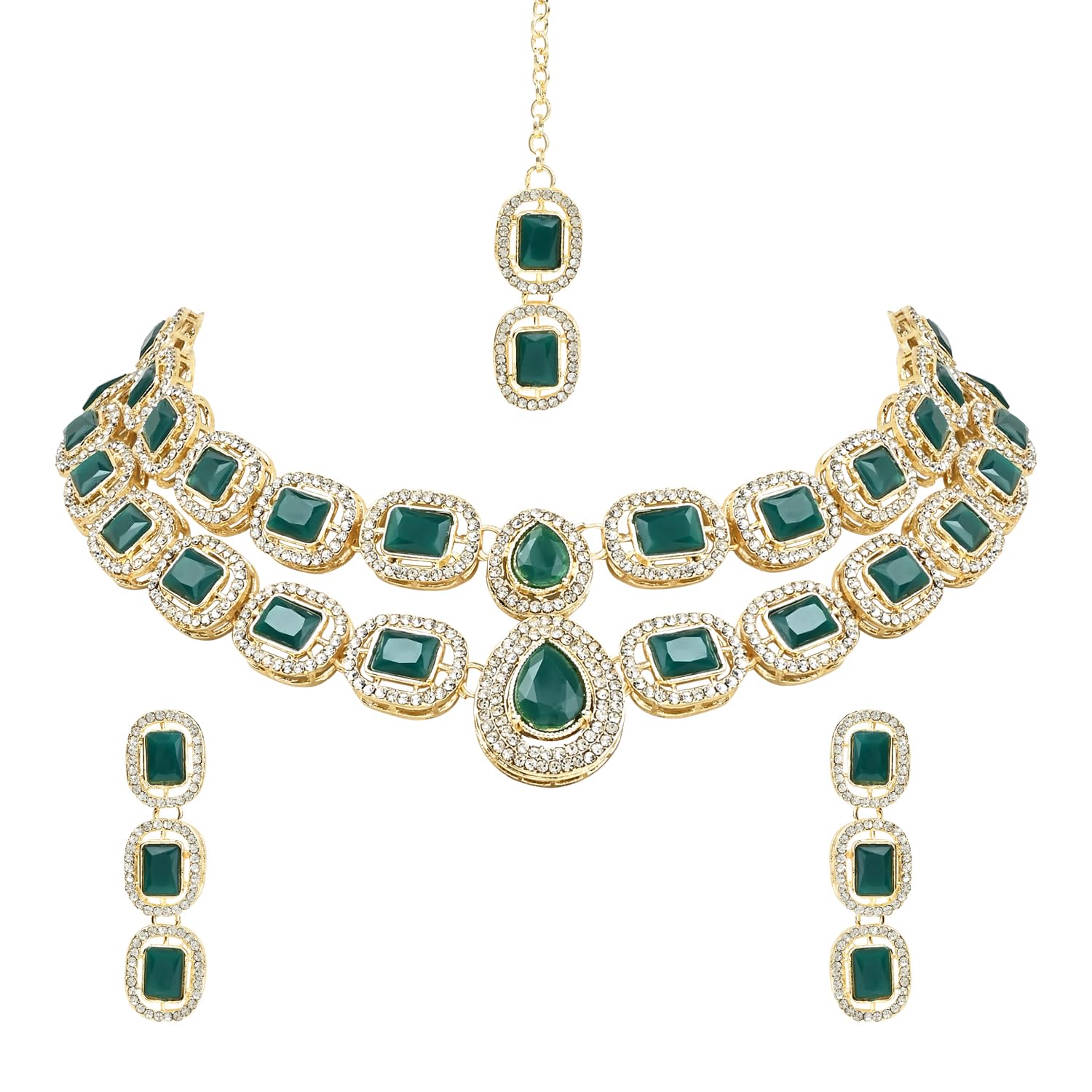 See full amazon price history chart for I Jewels Gold Plated Traditional Green Stone Drop Dangle Earrings For Women I Jewels Gold Plated Traditional Green Stone Drop Dangle Earrings For Women (B0CMCKKCYR) Amazon Price History, Amazon Price Tracker