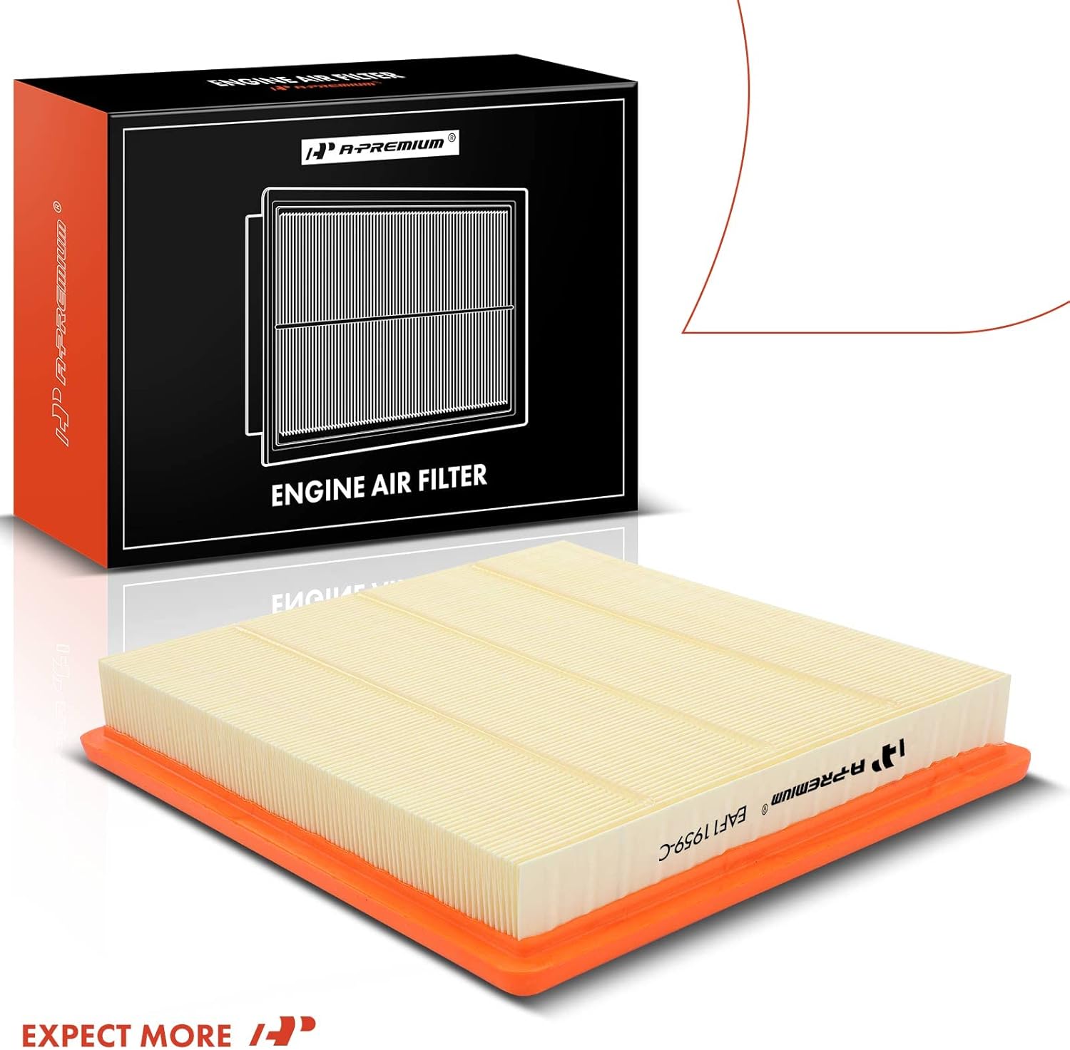 A-Premium 2-PC Engine Air Filter Compatible with Chevrolet Colorado & GMC Canyon, 2015-2022, 2.5L 2.8L 3.6L, Flexible Panel, Replace# 23248945