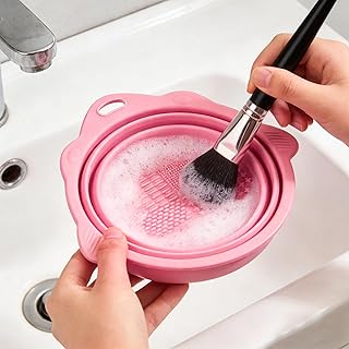 1 pieza de cepillo de maquillaje estera de li...