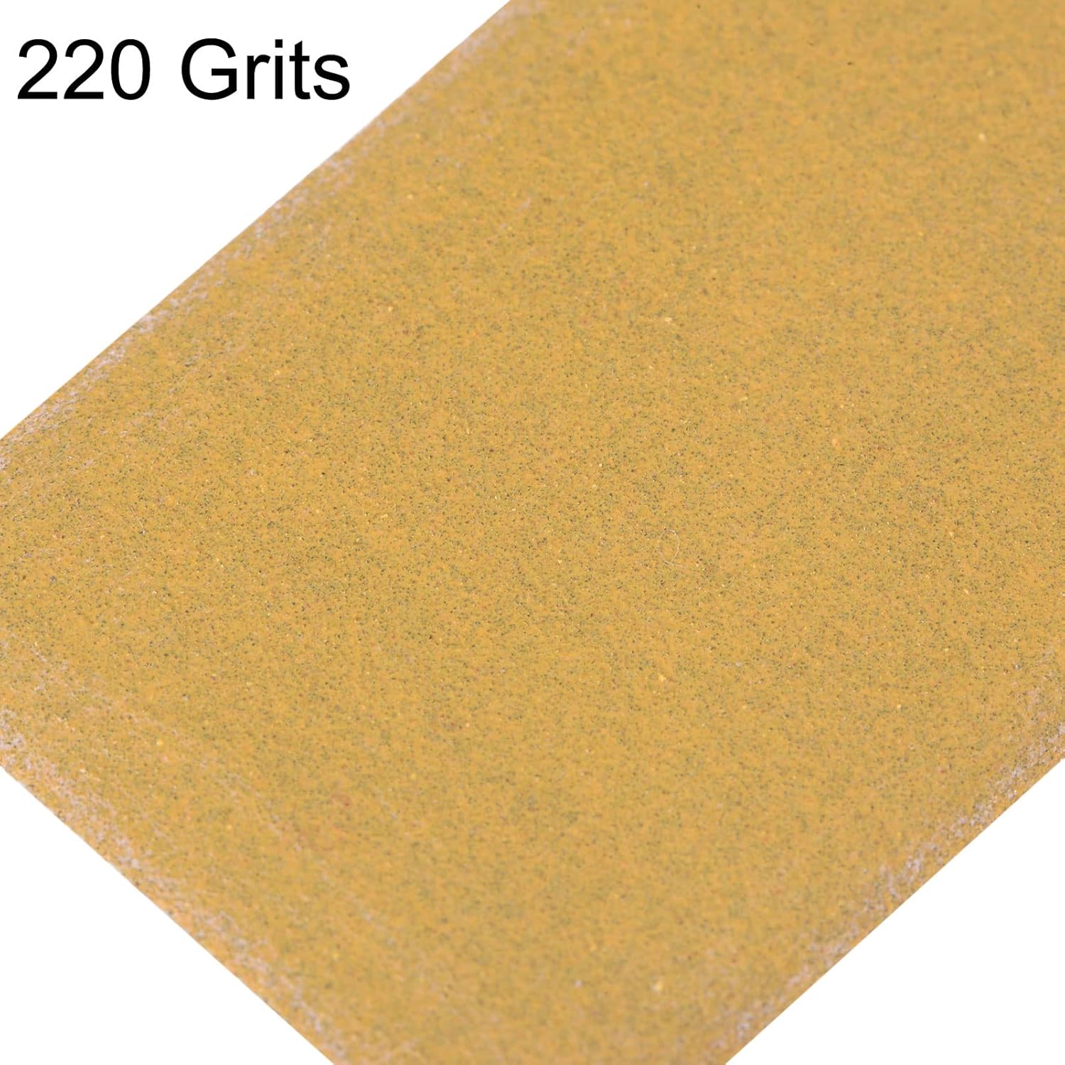 HARFINGTON 50pcs Micro Sander Paper 220 Grit 3.5x1.2 Inch Mini Sanding Sheets Strips Hook Loop Sandpapers for Wood Metal Small Projects Tight Spaces Polish Work
