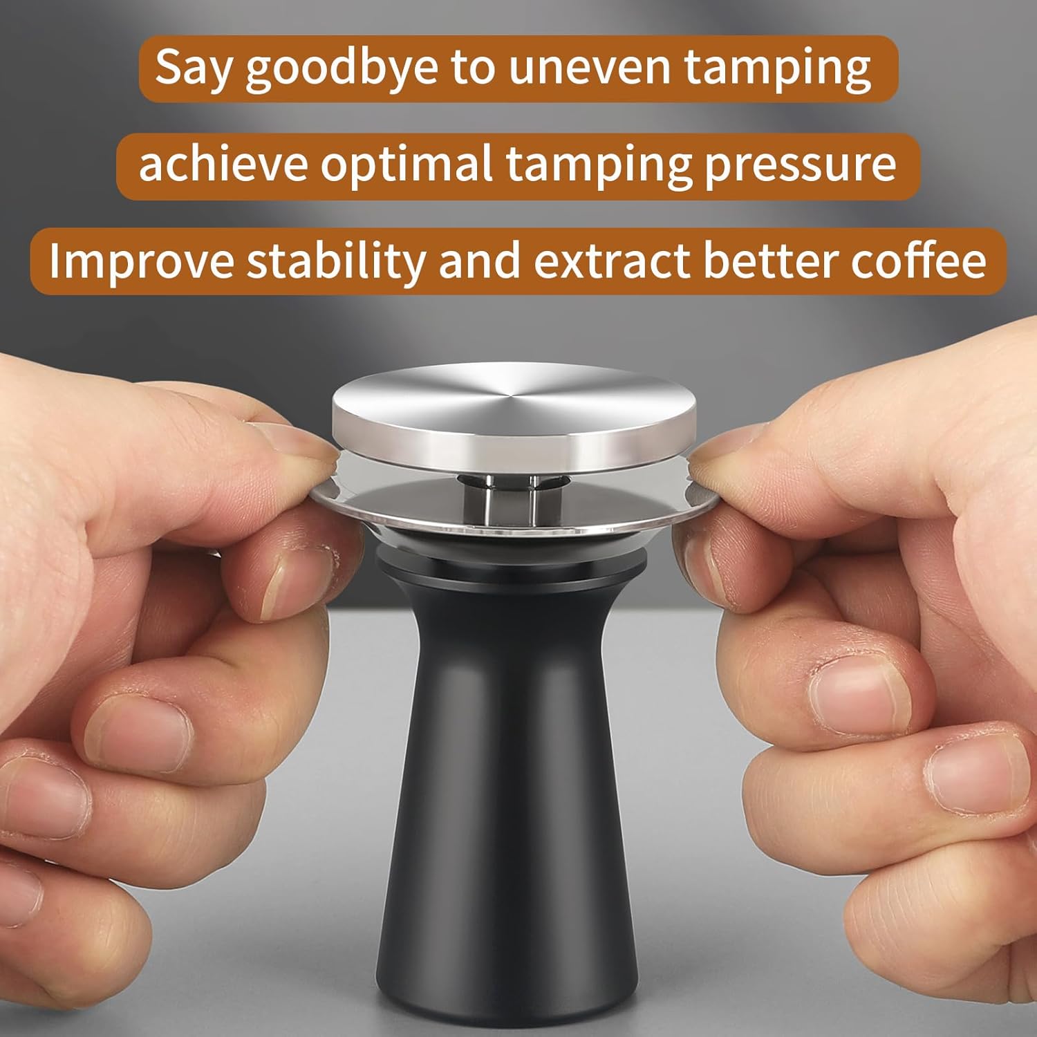 Mongdio 51mm Espresso Accessories Kit, Espresso Tamper, Dosing Funnel and Coffee Distributor, Fits 51 mm Espresso Machines and Portafilters