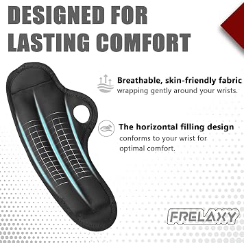 Frelaxy Wrist Weights with Thumb Loops for Men Women, 1-3 lb Pair