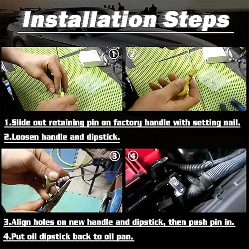 Miniatura 7 de Mango de aceite de motor automático, varilla de medición de aceite de transmisión, mango de pinza de aceite, mango de pinza de aceite, herramienta