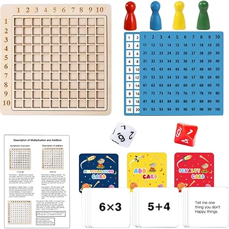 Amazon Co Jp 掛け算 足し算 ボードゲーム 2 In 1 かけ算と足し算ボード モンテッソーリ ゲームで数学を学ぶ 木製数学乗算ボード モンテッソーリボード 数学ボードゲーム Aeugo 文房具 オフィス用品