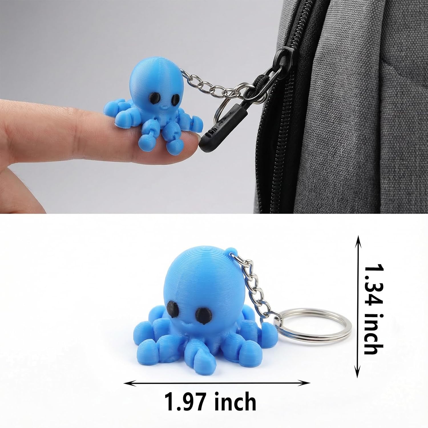 90 Pcs Mini Animal Figurines, 3D Printed PLA Plastic, Fantasy Theme, Party Favor, Classroom Reward, Birthday Gifts (15 PCS)