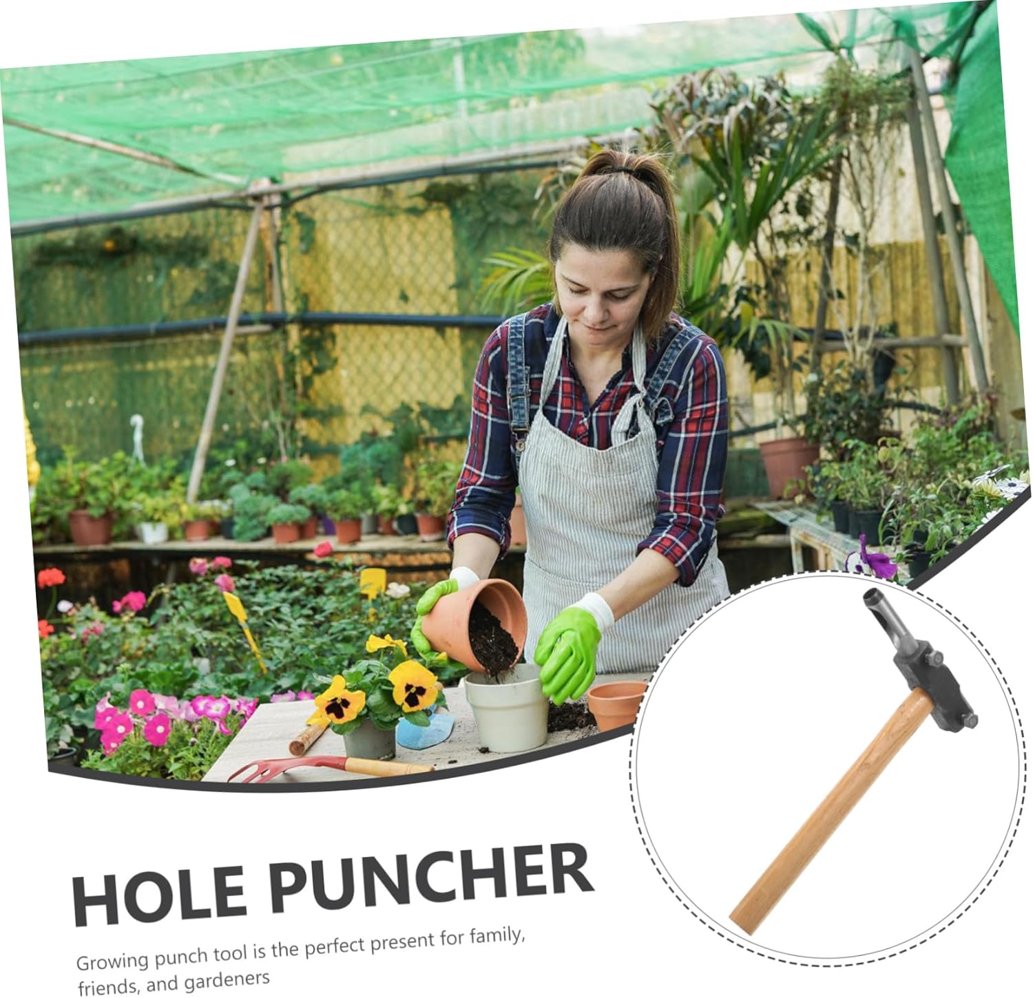 Mushroom Hammer Tool Double Head Log Inoculation Puncher for Shiitake and Other Mushroom Planting Needs Durable and Design User Friendly for Beginners