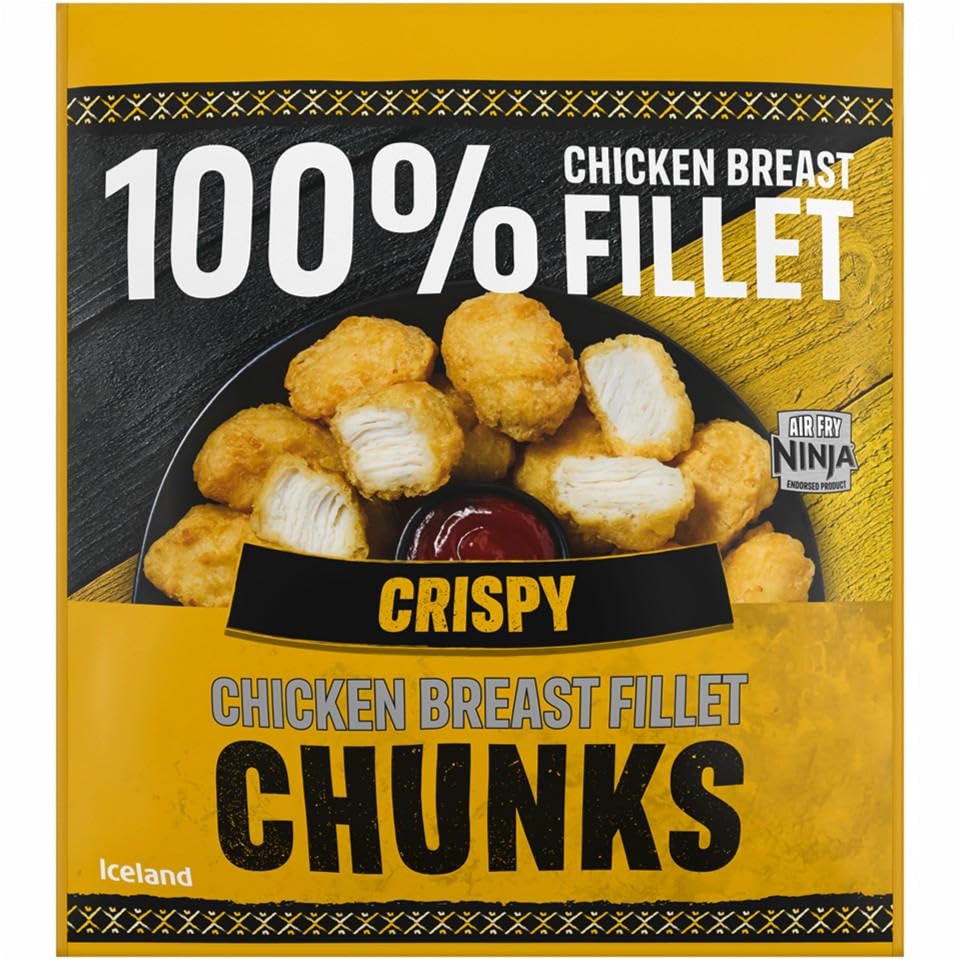 Iceland Crispy Chicken Breast Fillet Chunks 500g (Frozen)