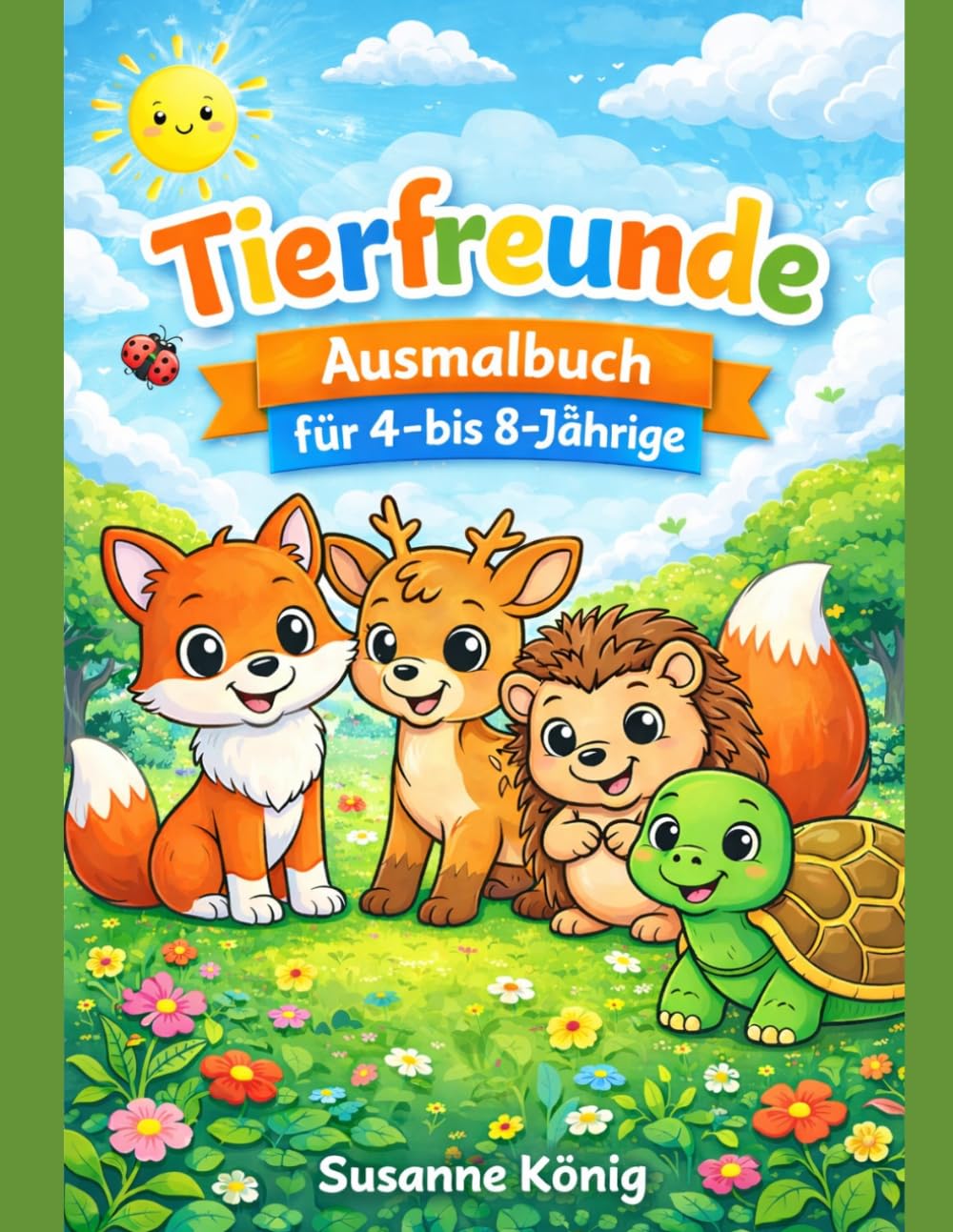 Tierfreunde: Ausmalbuch für 4 -bis 8 - Jährige
