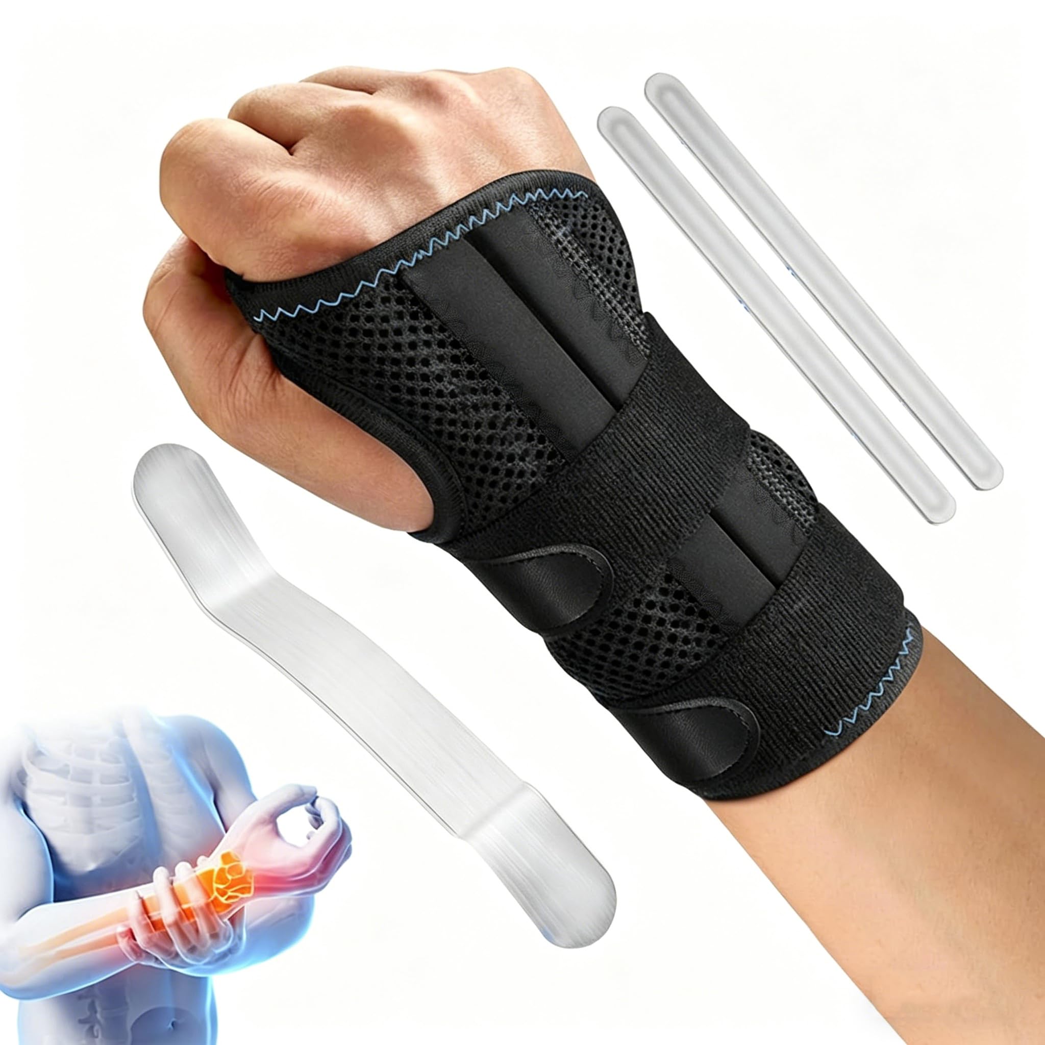 HANNEA® Adjustable Wrist Support for Right Hand - Image 1