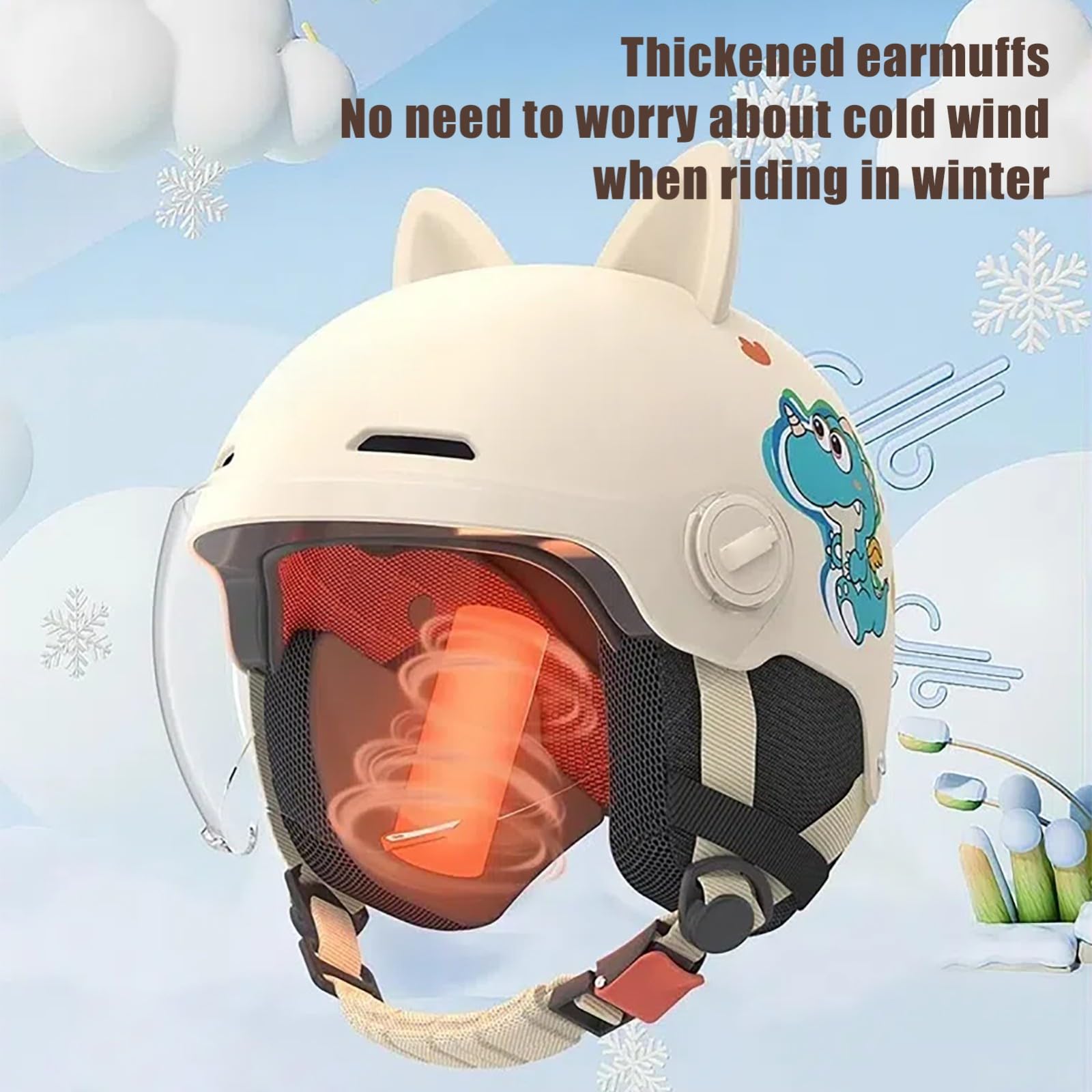 Casco De Ciclomotor para Niños, Casco De Scooter con Visera para Niños Y Niñas De 3 A 16 Años, Casco De Moto Abierto para Niños, Homologado Según La Norma ECE 22.06