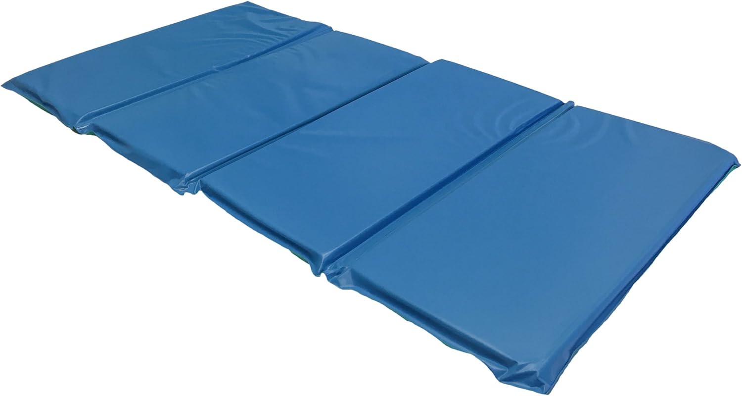 Kindermat Daydreamer Rest Mat, Blue/Teal, 10-mil Vinyl (1")