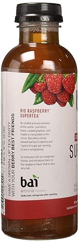 Miniatura 16 de Bai Té helado, Tanzania Lemon, superté con infusión de antioxidantes, elaborado con té real (té negro, té blanco), botellas de 18 onzas líquidas