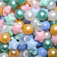 Vista 22 de GOGOSO Bolas para corral de bolas para niños pequeños sin ftalatos, sin BPA, no tóxicas, a prueba de aplastamiento, de plástico suave, bolas