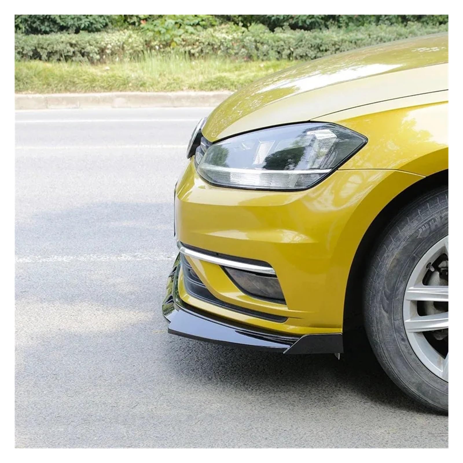 Lyjstore Parachoques Delantero Compatible con VW Golf 7 Facelift Mk7.5 TDI TSI TGI E-Golf Variant Modelos estándar 2017-2020, Tapa y alerón Divisor Autos de Piezas