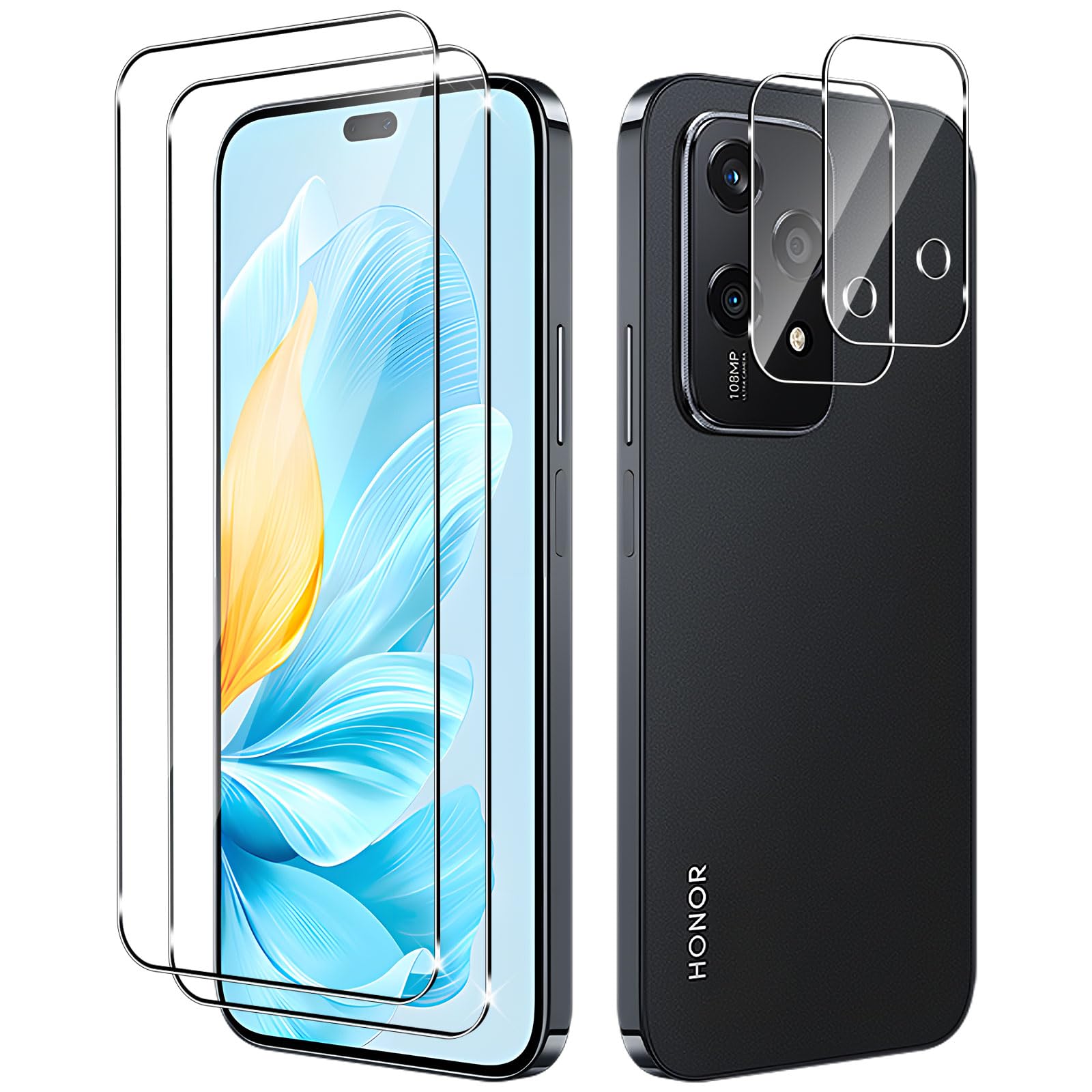 HeeYeal Privacy Pellicola Protettiva + Protezione Fotocamera per Honor