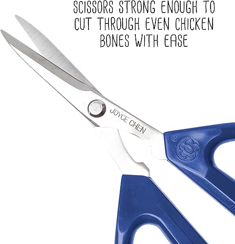 Miniatura 37 de Joyce Chen Original Unlimited Kitchen Scissors All Purpose Kitchen Shears With Comfortable Handles, Yellow, 2 Pack