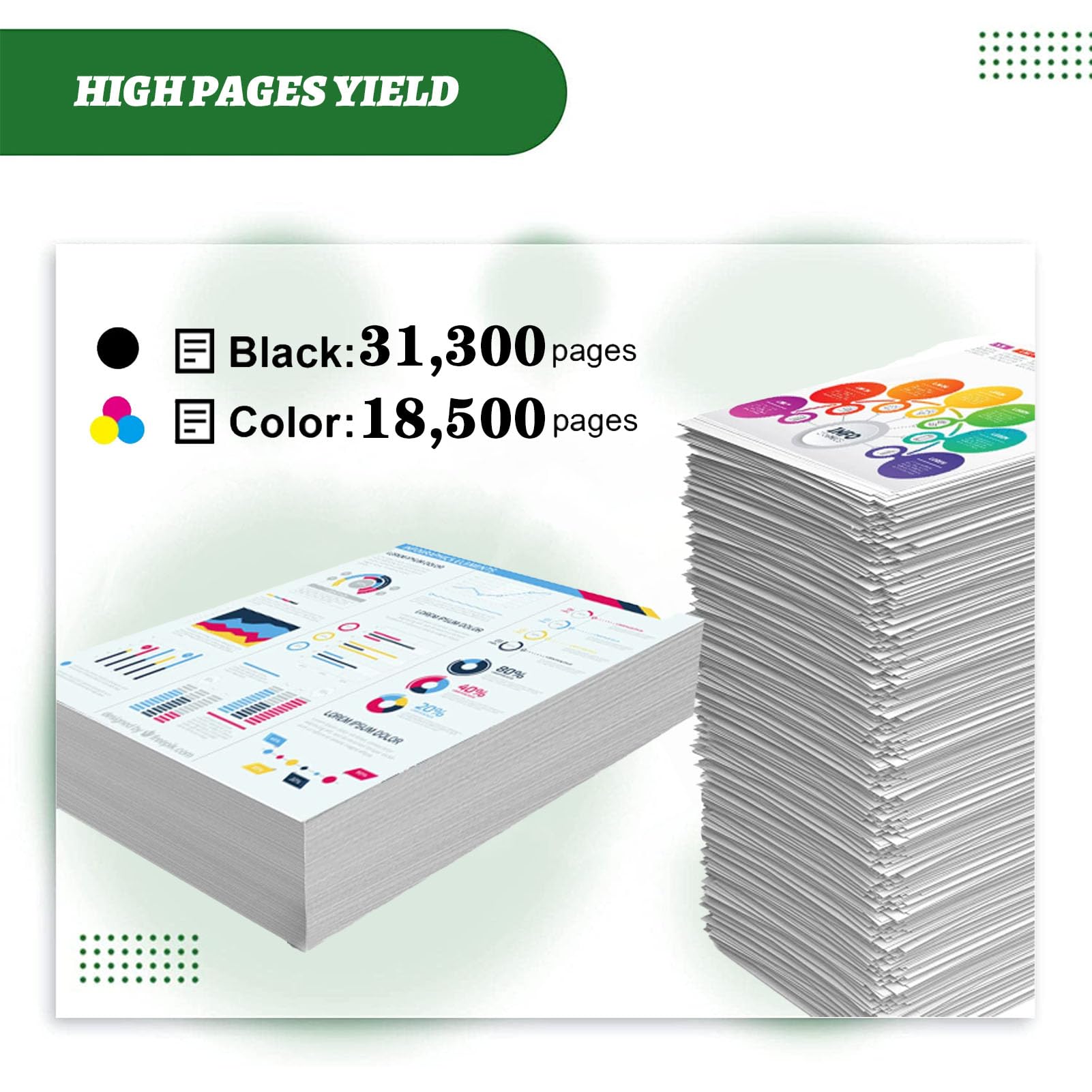006R01820 006R01821 006R01822 006R01823 Cartuccia toner ad alta capacità compatibile con le stampanti Per Xerox C7120, C7125, C7130 black
