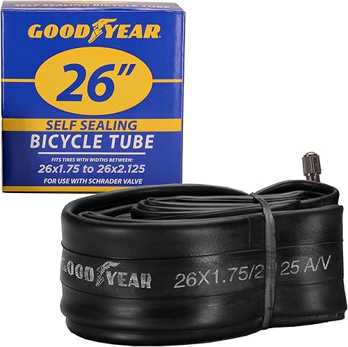 Goodyear Tubo de bicicleta con caucho butílico - Tubos de bicicleta confiables para ciclismo premium