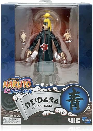 Toynami Naruto Shippuden Deidara - Figura de acción de 4 pulgadas, serie 3, coleccionable con múltiples puntos de articulación