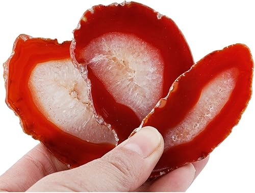 Miniatura 4 de mookaitedecor Láminas de ágata pulida para contraluz, paquete de 12 tarjetas de geoda de ágata