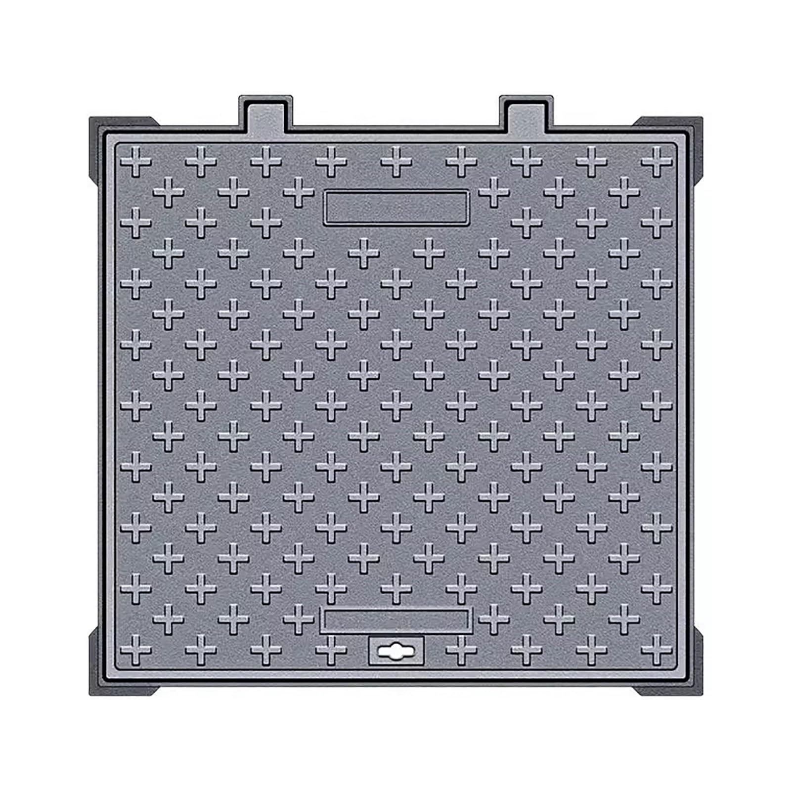 Plaque d'égout en fonte 40x40 pour sécuriser l'accès de votre garage