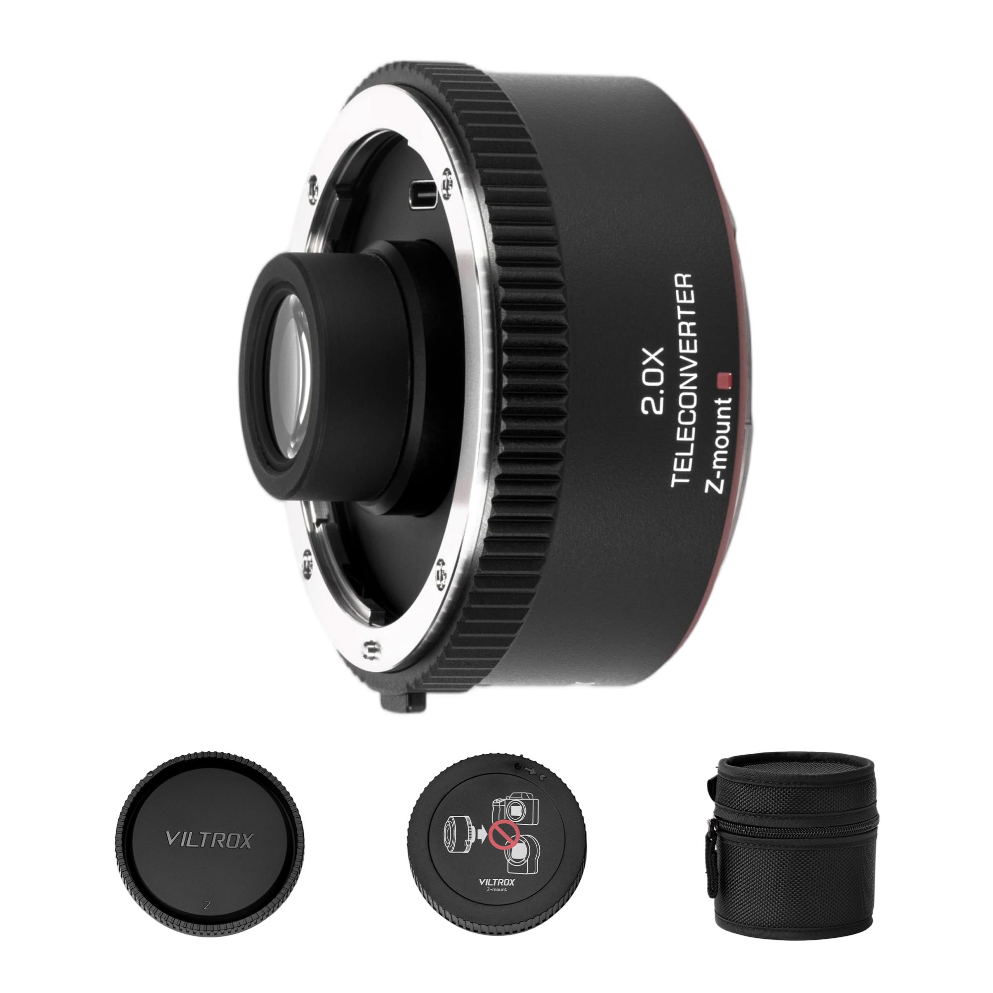 VILTROX Teleconverter TC-2.0X per ingrandimento 2.0X, messa a fuoco automatica, convertitore di estensione per teleconverter compatibile con Nikon Z-Mount NIKKOR Z 70-200mm f/2.8VR S, 400mm f/4.5 VR S