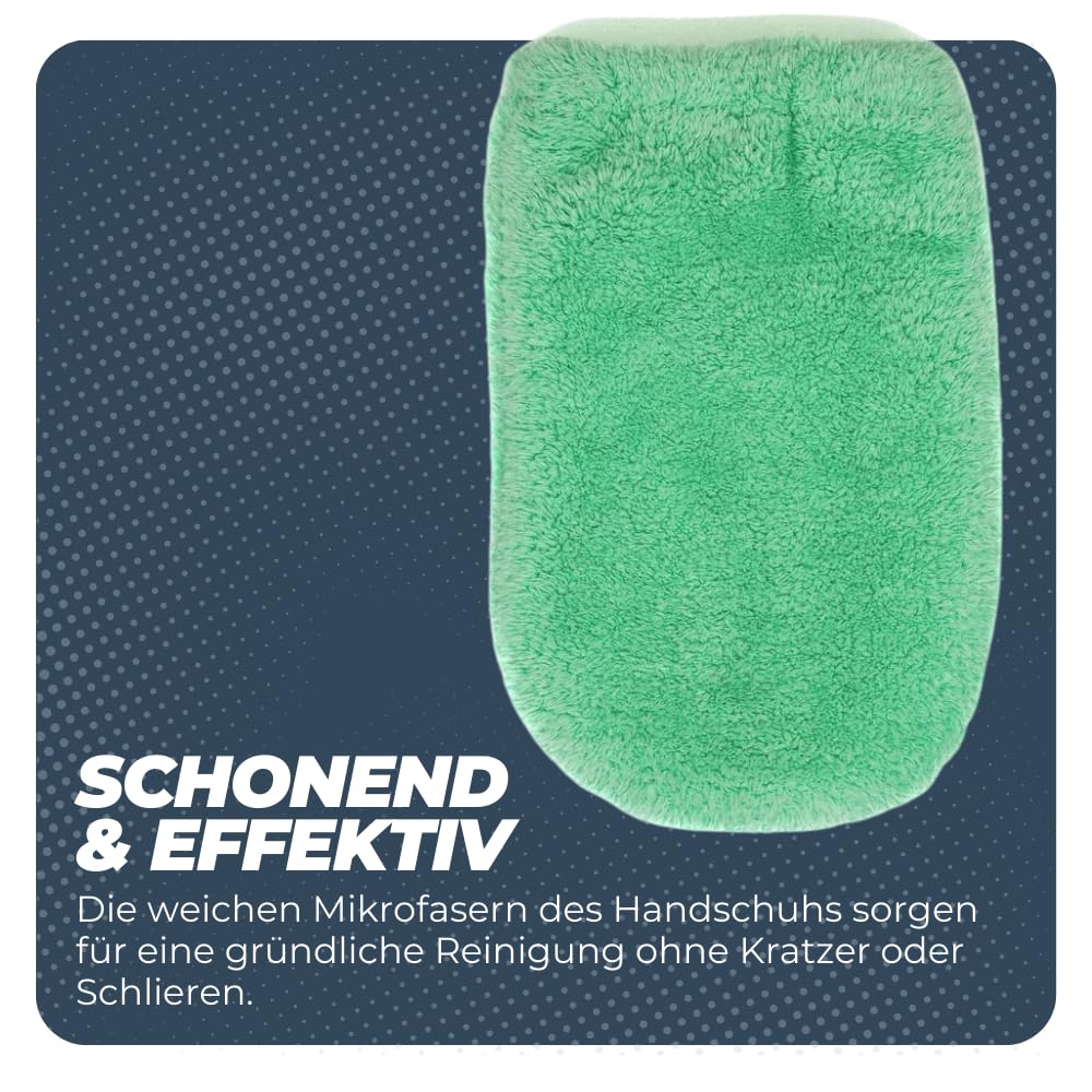 Interior Glove - Gant pour le nettoyage intérieur - Idéal pour le cuir, les plastiques et les coussins - 21 x 15 cm - Efficace et absorbant