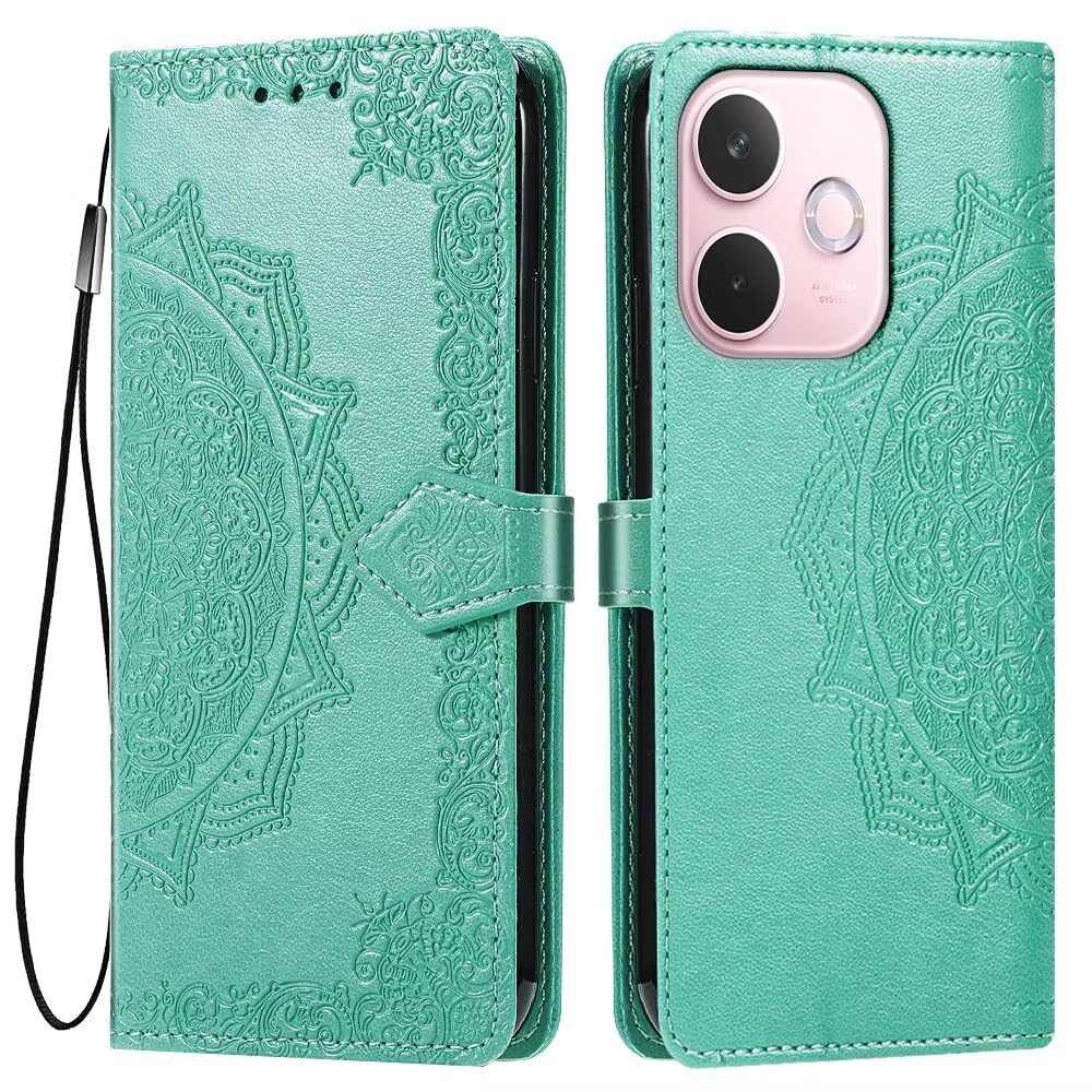 YUEQIAN Cover per Oppo A5 Pro 4G / 5G, Custodia con Lettere in Rilievo