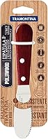 Vista 2 de Tramontina Wood Handle Butter Knife, Polywood, Dishwasher Safe, Durable, Natural Wood, Made in Brazil