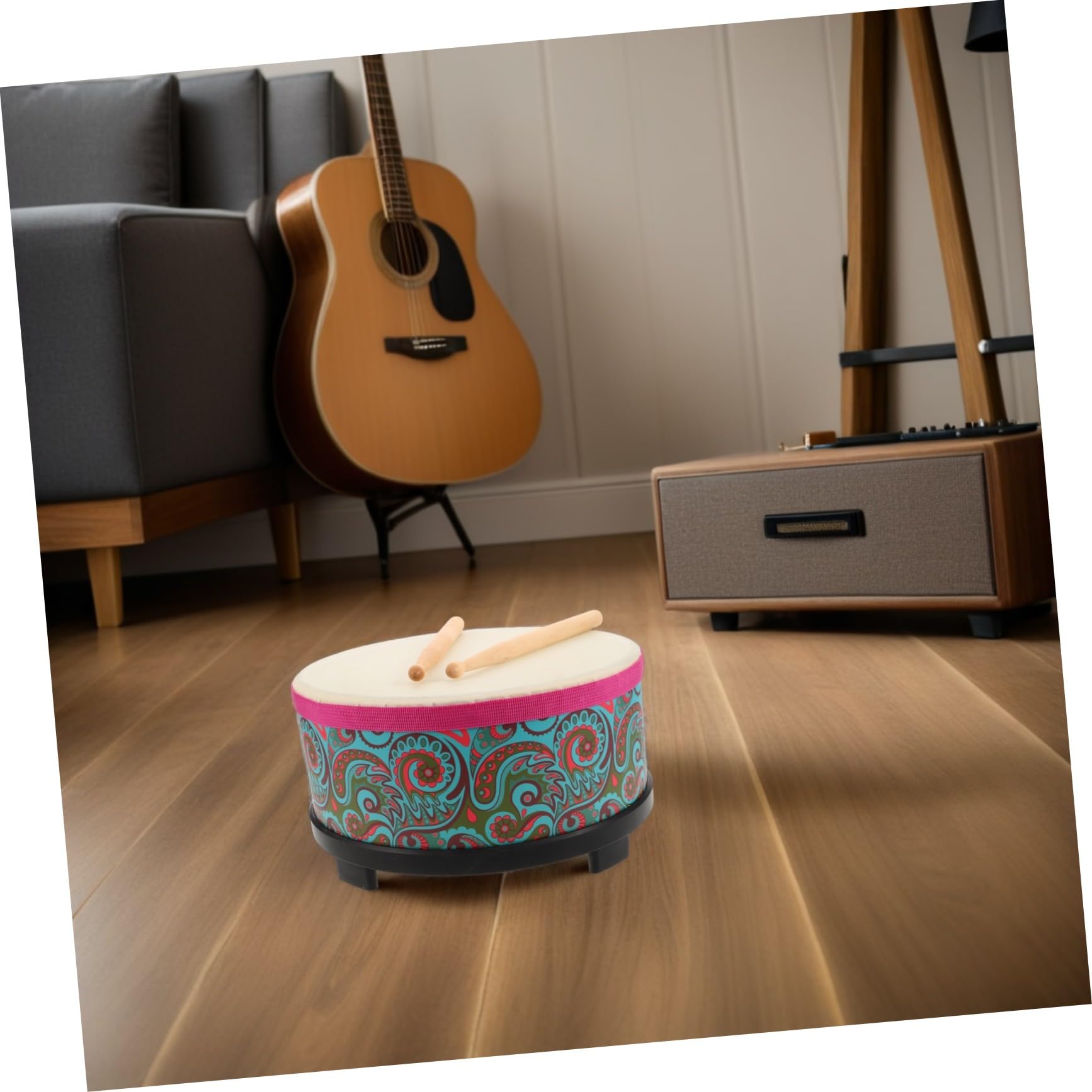 Strumento per pavimento con design a fiore strumento Orff leggero e portatile per attività musicali indoor e outdoor per ragazzi e ragazze principianti