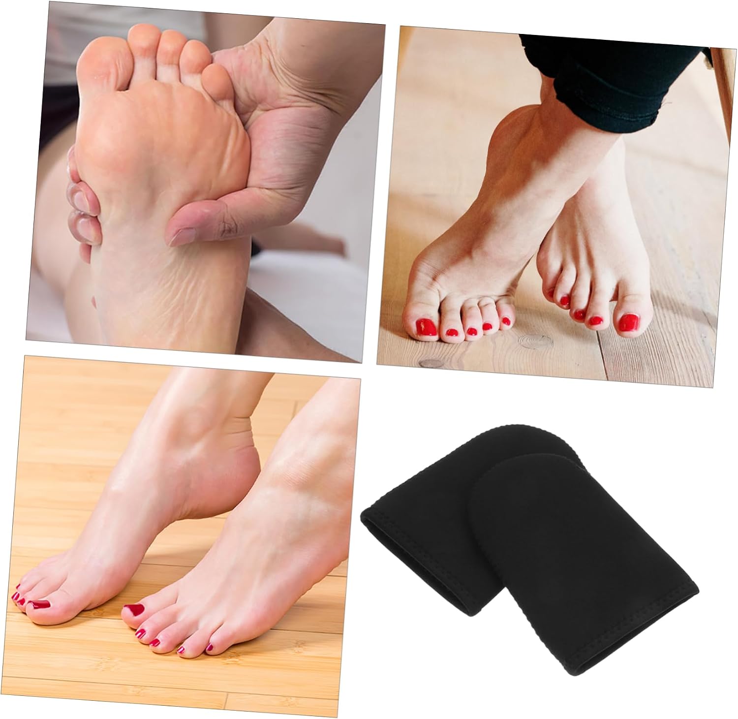 Neoprene Toe Warmers 2pcs Cold Plunge Toe Covers for Ice Baths Reusable Thermal Booties Winter Foot Protection for Cycling Soft and Comfortable Design