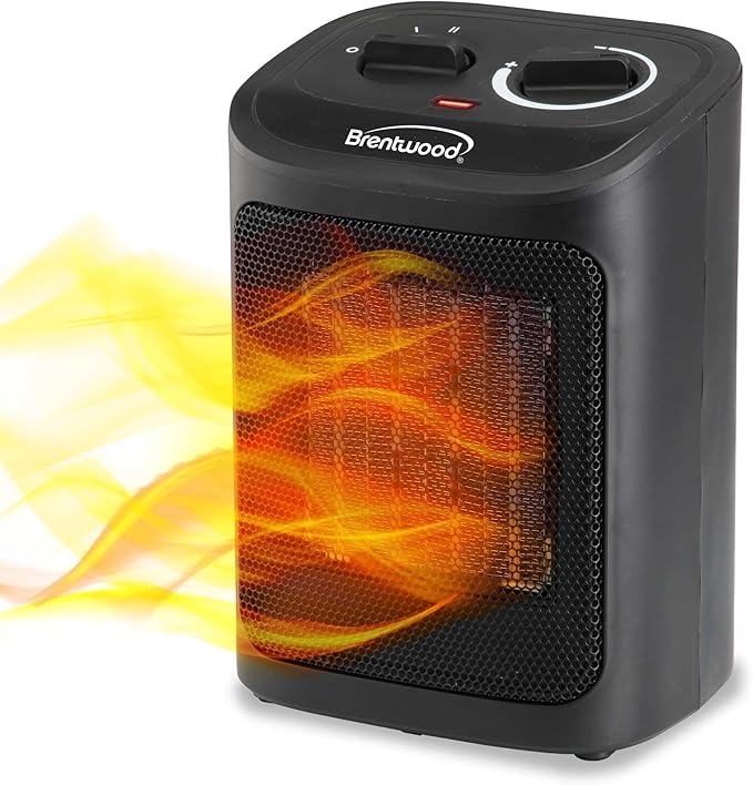 Calefactor Eléctrico Portátil Cerámico PTC 1500W con Ventilador miniatura 2