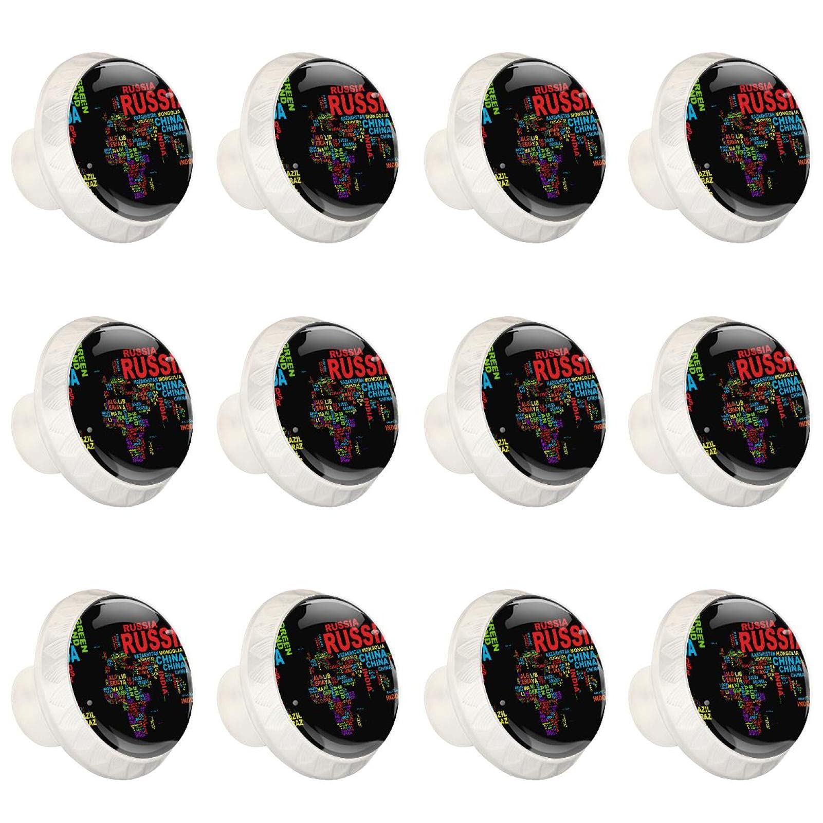 Boutons d'armoires de cuisine poignées tiroirs commode placard ronds noirs décoratifs