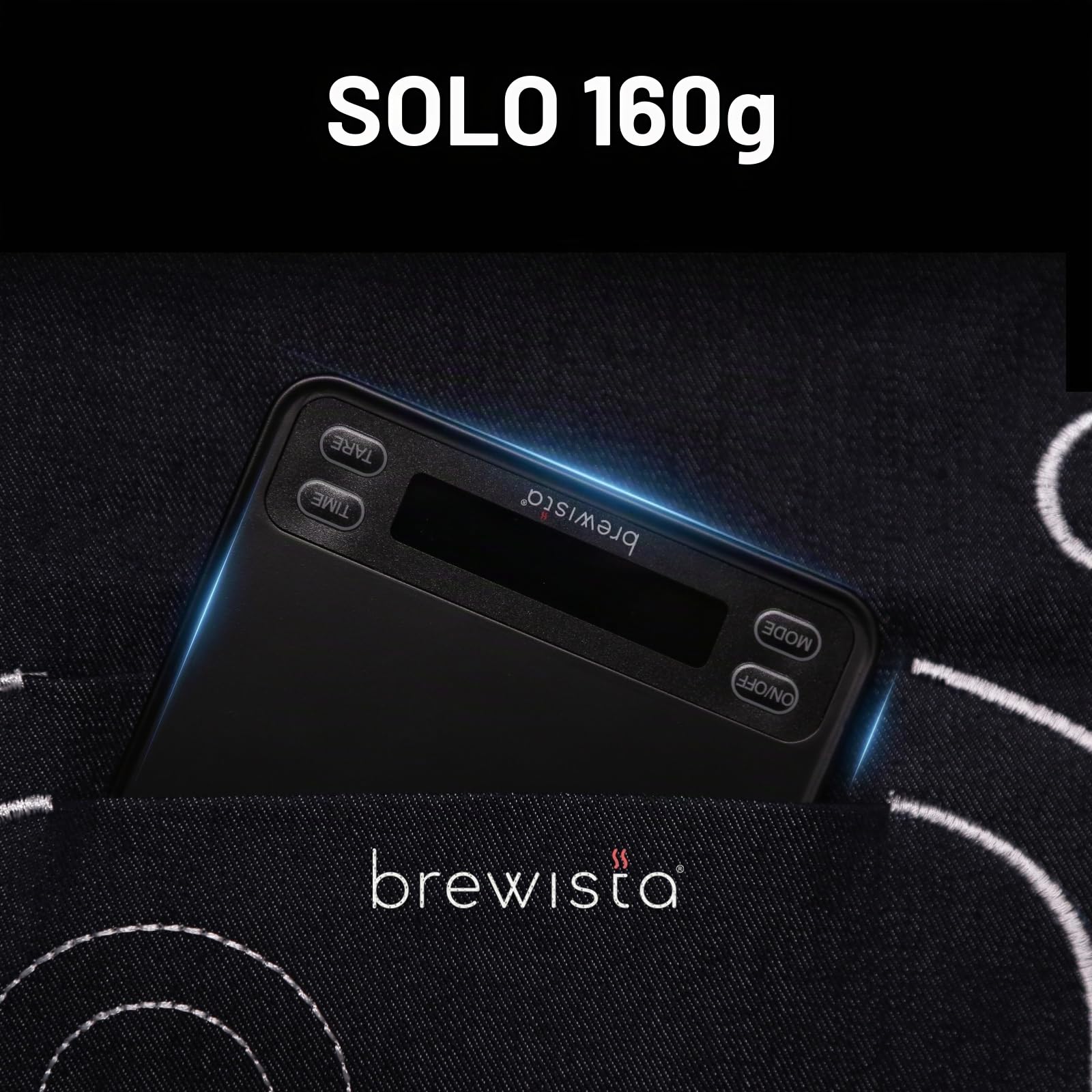 Brewista Smart Coffee Scale III con temporizador, báscula de alta precisión de 2 kg/0,1 g para café espresso y café vertido, mini báscula digital portátil de cocina con sincronización automática