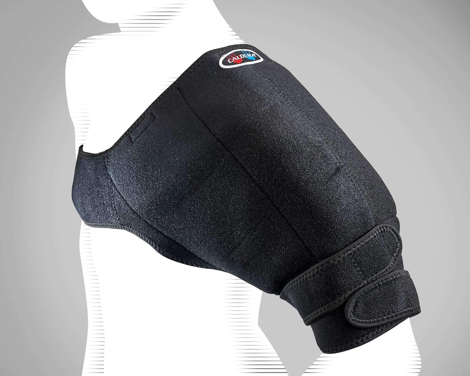 Caldera XT-360® Shoulder, Hip & Glute Sport Wrap — Reusable Ice Packs for Injuries — Hot & Cold Therapy Gel Packs — Compression Support for Shoulder, Hip & Glute — Made in USA — One Size Fits Most