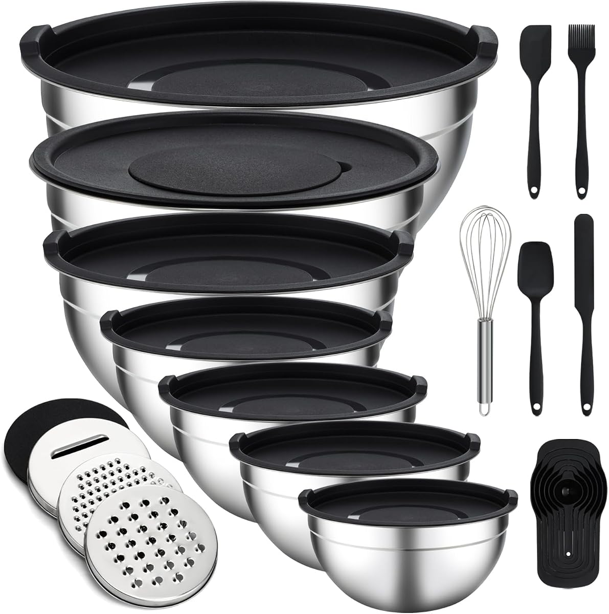 Unokit Mixing Blows with Lids Set