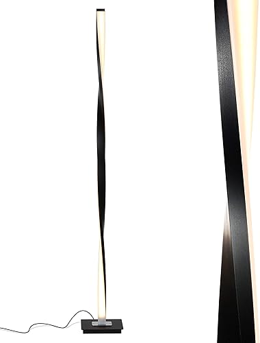 Helix LED Lámpara de Suelo - Regulable estilo Urbano Contemporáneo Lámpara de Luz Moderna - Lámpara de pie alto con diseño decorativo - para Salón,