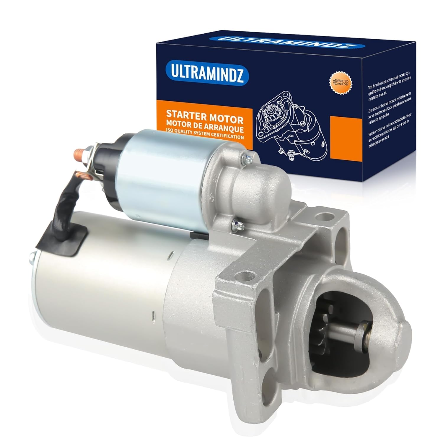 Starter for Chevy 2006-2008 6.0L Silverado Suburban 1500 2500 3500 HD Classic Express 2500 3500 Trailblazer Avalanche SSR for Chevrolet Tahoe 6.2L 2008 for Hummer H2 2006-2008 for Saab 9-7x 2008 6757