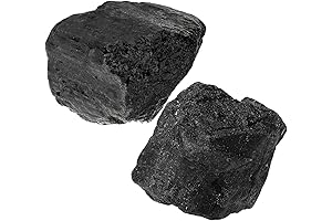 Polished Black Tourmaline Raw Stones