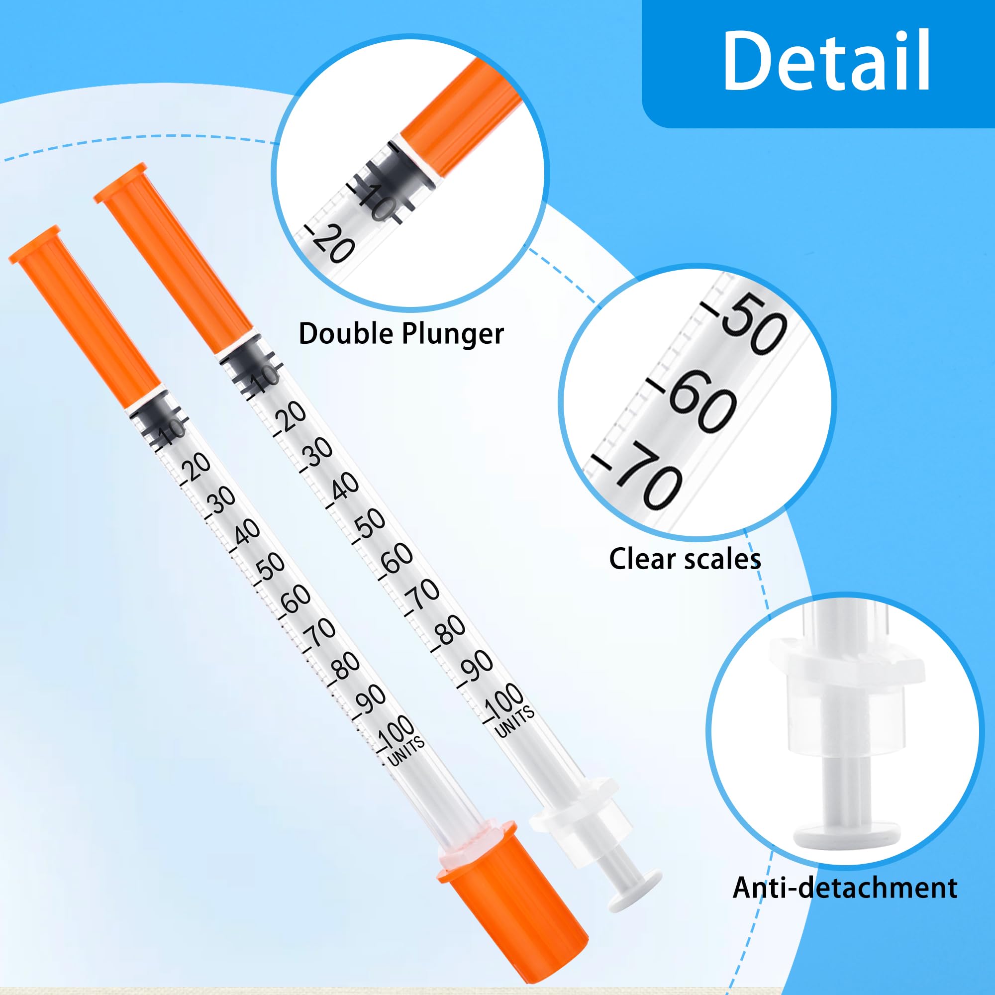 Disposable Lab Jeringas - 20 Pack -3 Disposable Lab Jeringas - 20 Pack -3