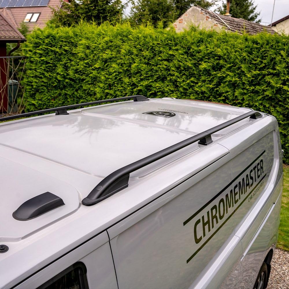 CHROMEMASTER | Barre da Tetto, Rail Tetto Compatibile con Suzuki Jimny 1998-2018; Sono Utilizzate per il Montaggio di Portapacchi, Box da Tetto o Portabiciclette | Costruzione in Alluminio