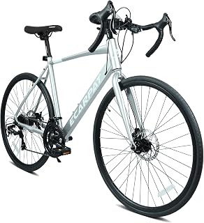 700Cx28 Road Bike, Lightweight Aluminum Frame, Disc Brakes, 16-Speed, Fast Acceleration…
