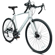 700C Road Bike, Lightweight Aluminum Frame & Disc Brakes, 16-Speed for Men & Women, High-Intensity Cycling, 28mm Tires