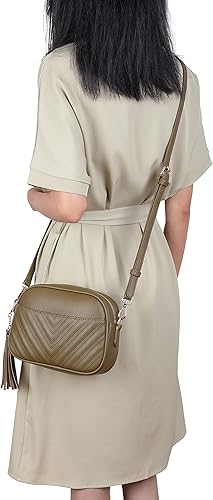 Miniatura 4 de lola mae Bolso bandolera acolchado, bolso de hombro de diseño moderno