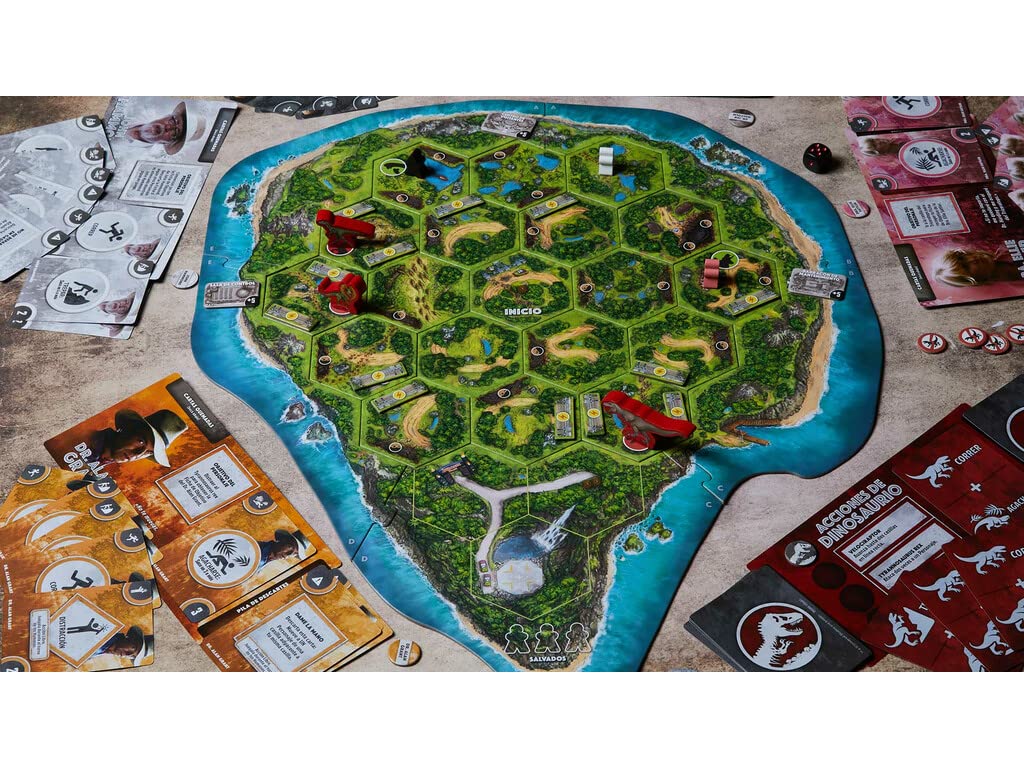 Ravensburger - Jurassic Park Danger| Juegos De Mesa Adulto | Juego De Mesa para Niños A Partir De 10 Años | 2-5 Jugadores | Regalos Originales Niños