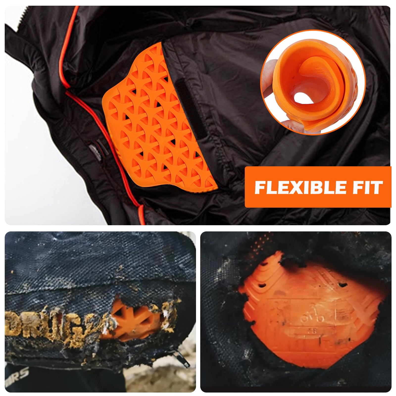 GOMETY Protezioni per la schiena per moto, rimovibili, certificate, ad alta sicurezza, protezione per la schiena, per moto, unisex, per adulti, 42 x 32 cm, materiale PU