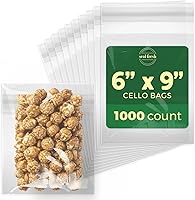 Vista 11 de Bolsas de celofán autosellantes, 2 x 2 pulgadas (1000 unidades), bolsa de plástico transparente resellable para violonchelo, bolsas de celofán