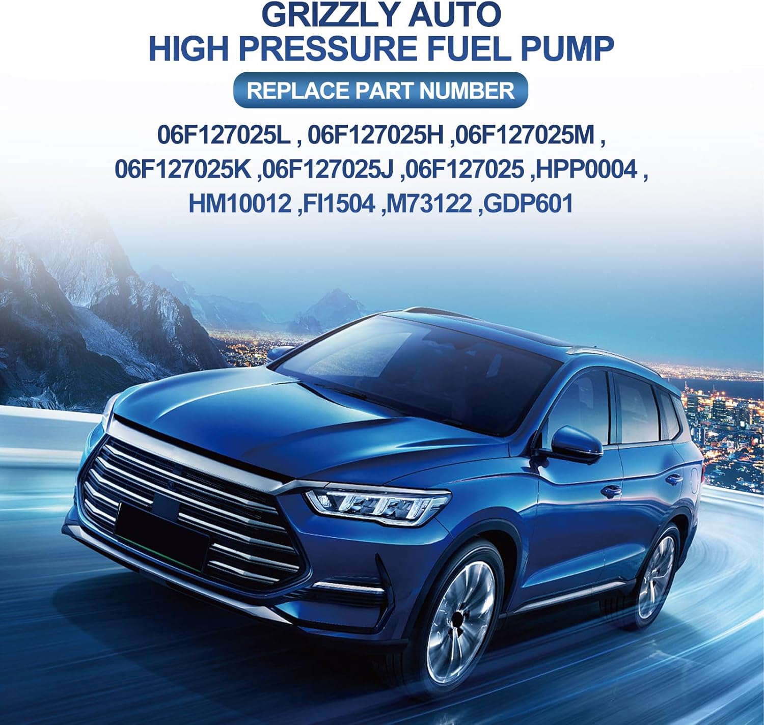 High Pressure Fuel Pump 06F127025L Replacement for Audi A3 2005-2008 A4 2005-2009 TT Quattro 2011, for Volkswagen VW Jetta 2013 Passat 2.0L High Pressure Pump Replace 06F127025H 06F127025J HPP0004