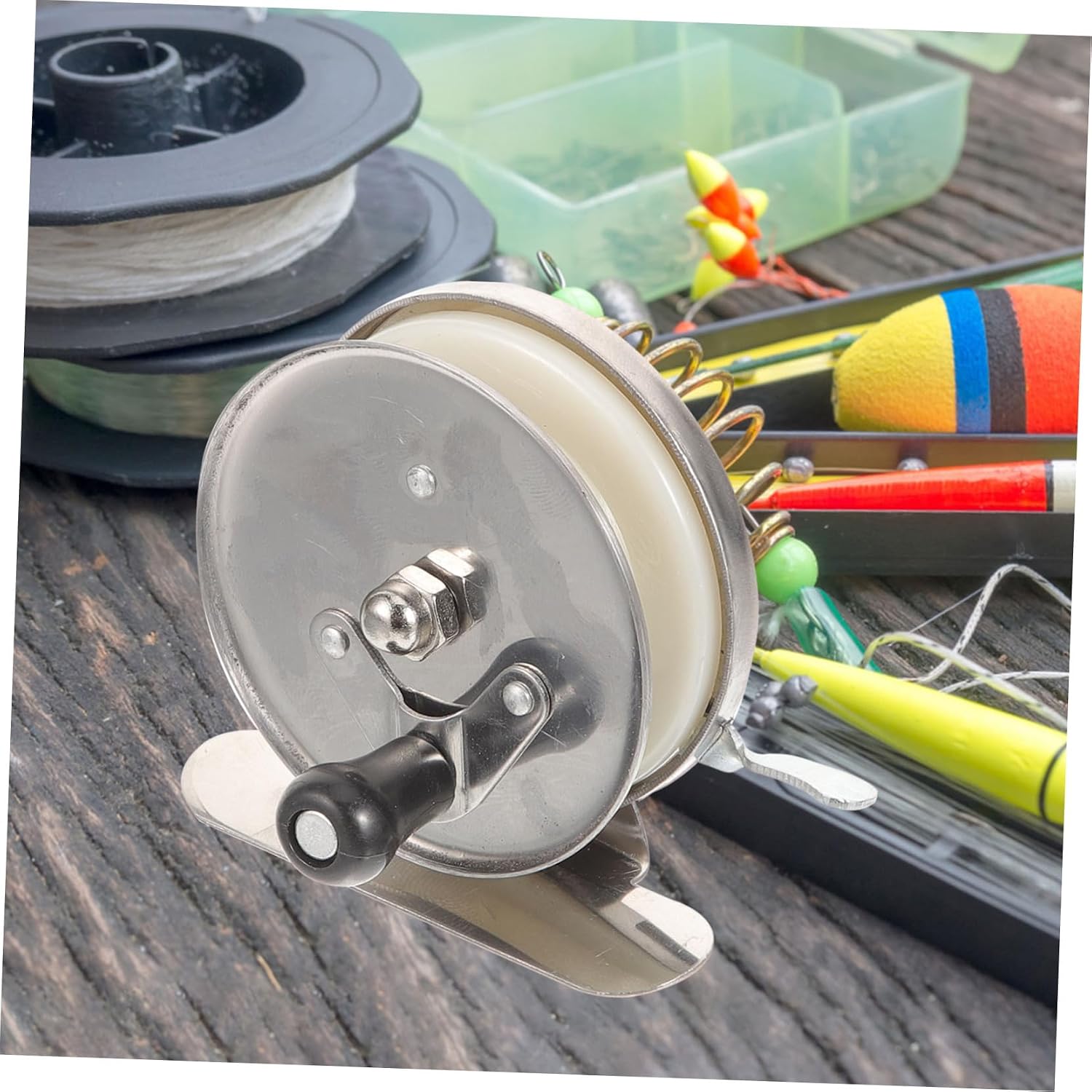 POPETPOP Fishing Fly Reels Crappie Reel Big Capacity for Fly Fishing Fishing Wheel for Rivers and Lakes