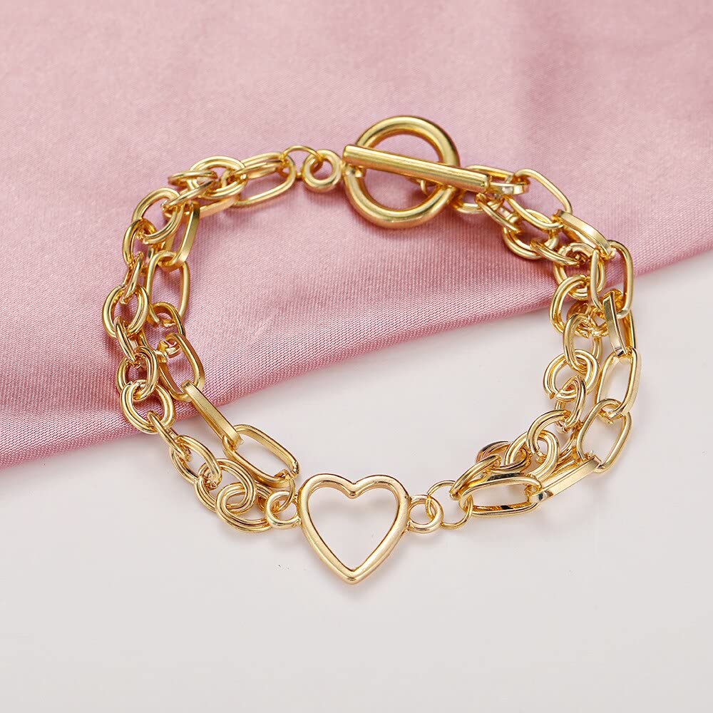Toned Plated Bracelet Combo SMNJG-CB-BNG-7679